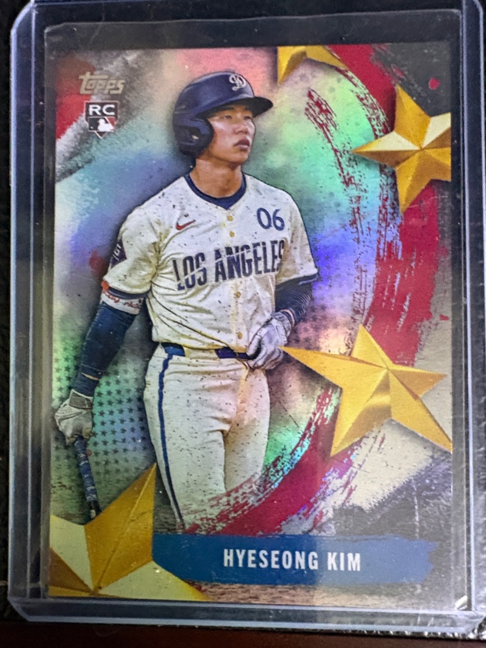 2025 Topps Hyesong Kim Rookie Baseball Card.